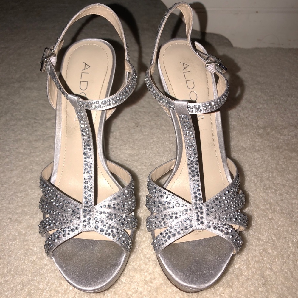 PROM Silver Heels